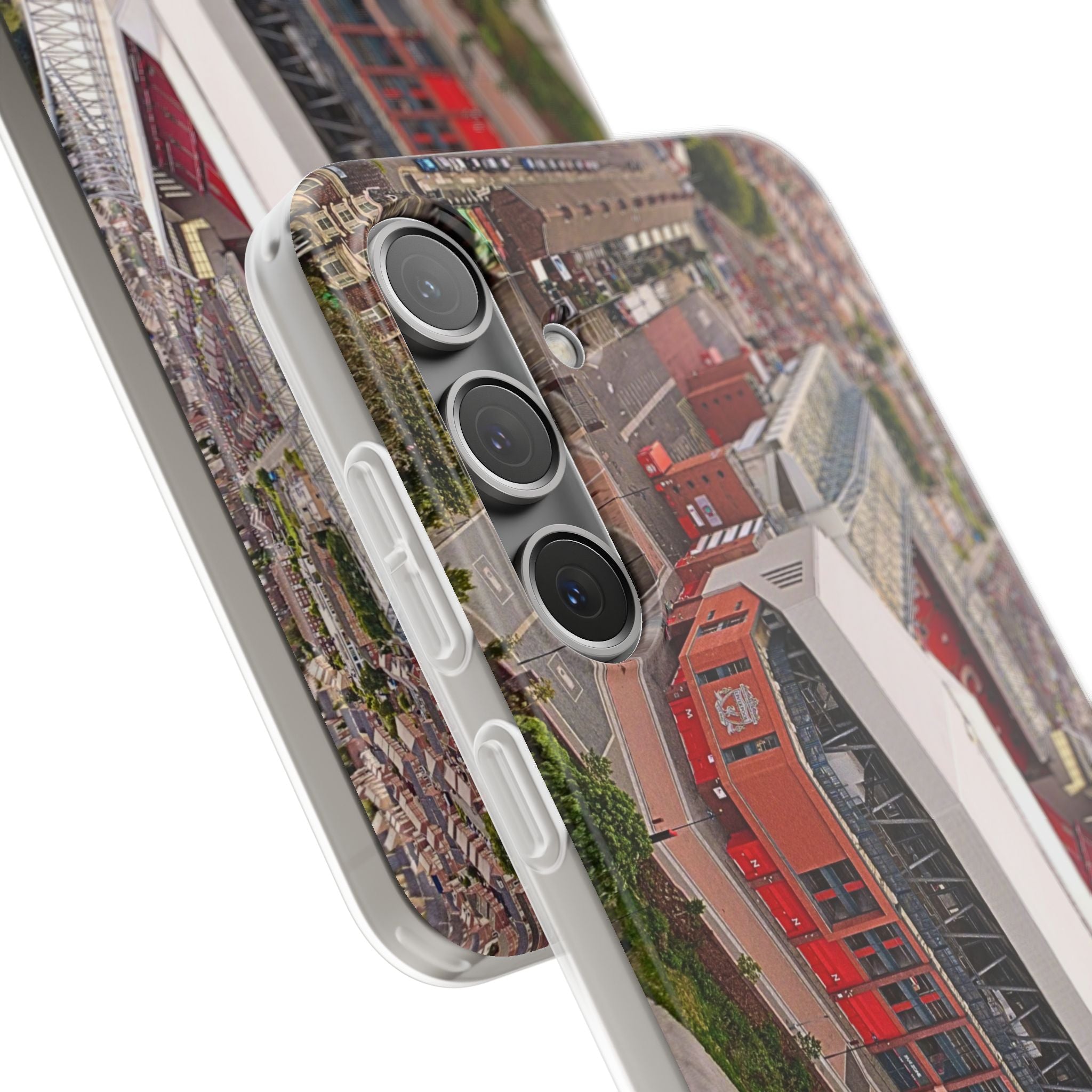 Liverpool Anfield Aerial Flexi Phone Case — Anfield Stadium Photo iPhone Cover