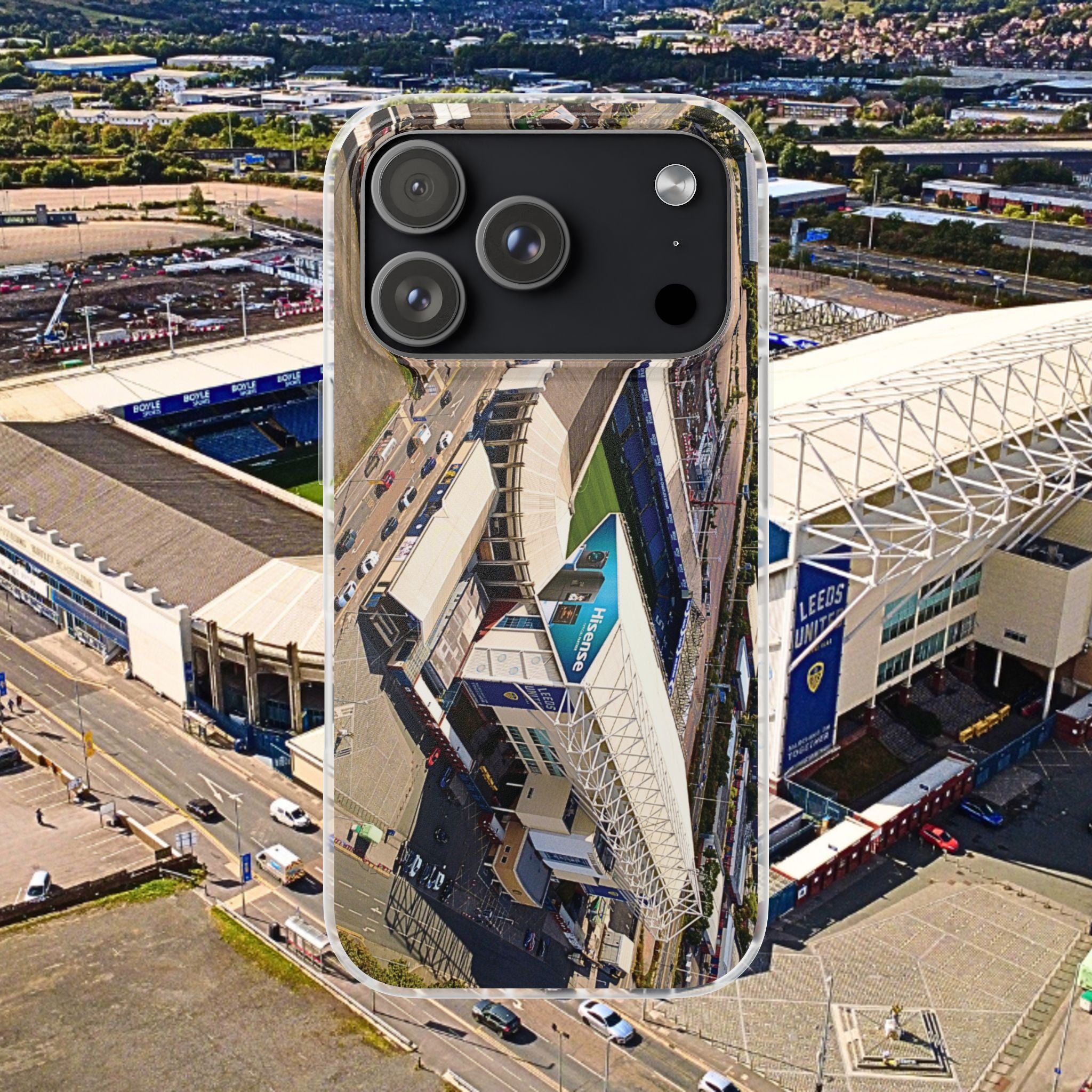 Leeds United — Elland Road Stadium — Flexi Phone Case — Yorkshire