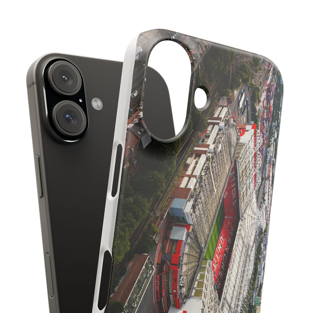 Manchester United, Old Trafford Print Phone Case.