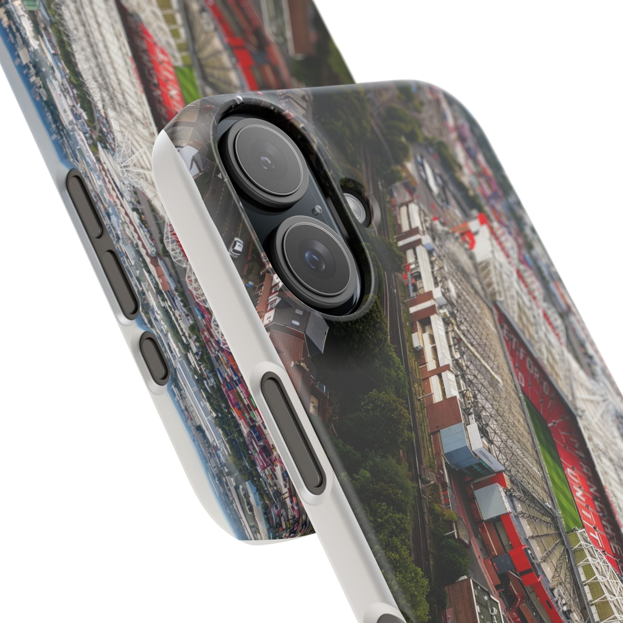 Manchester United, Old Trafford Print Phone Case.
