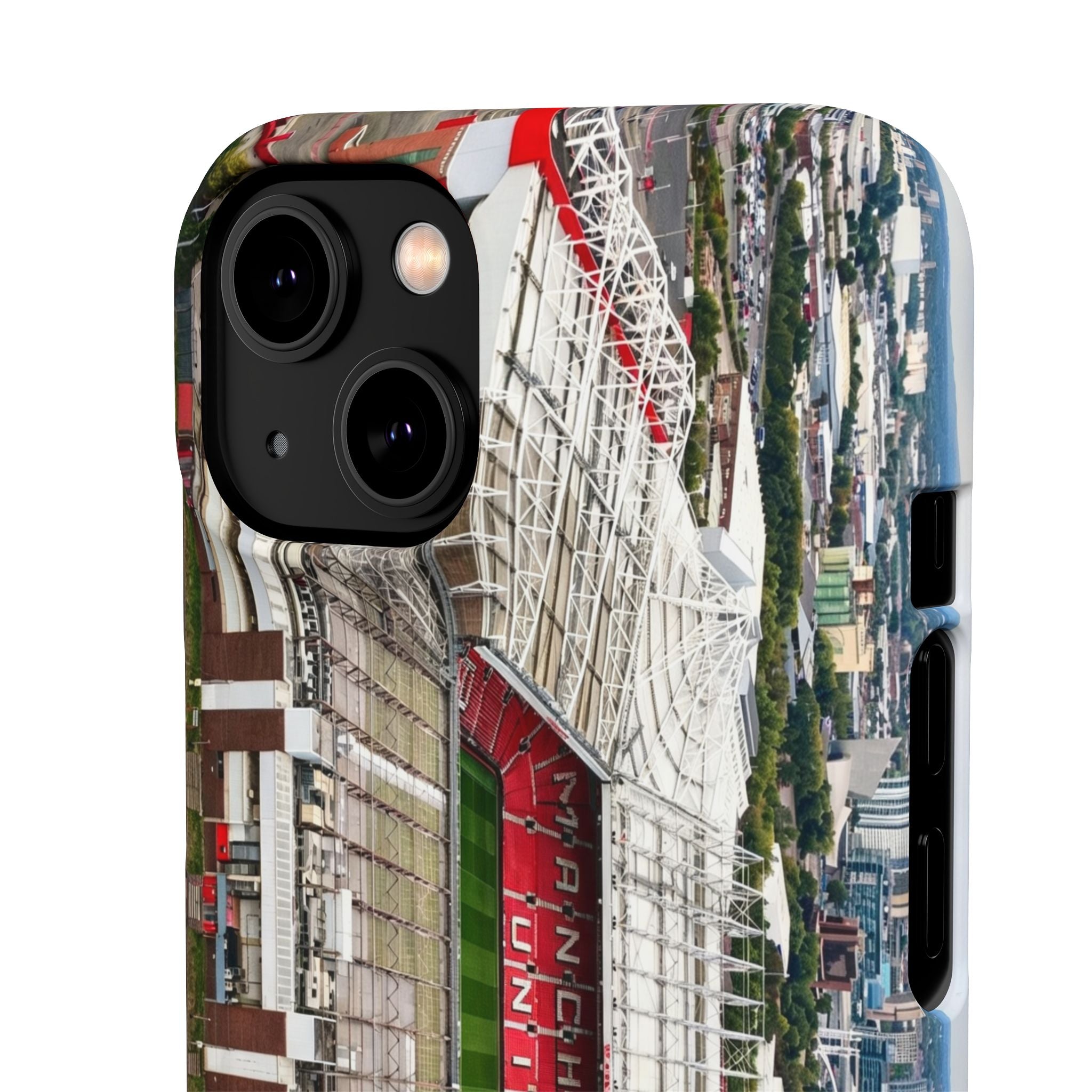 Old Trafford Aerial Side View — Manchester United — Premium Phone Case