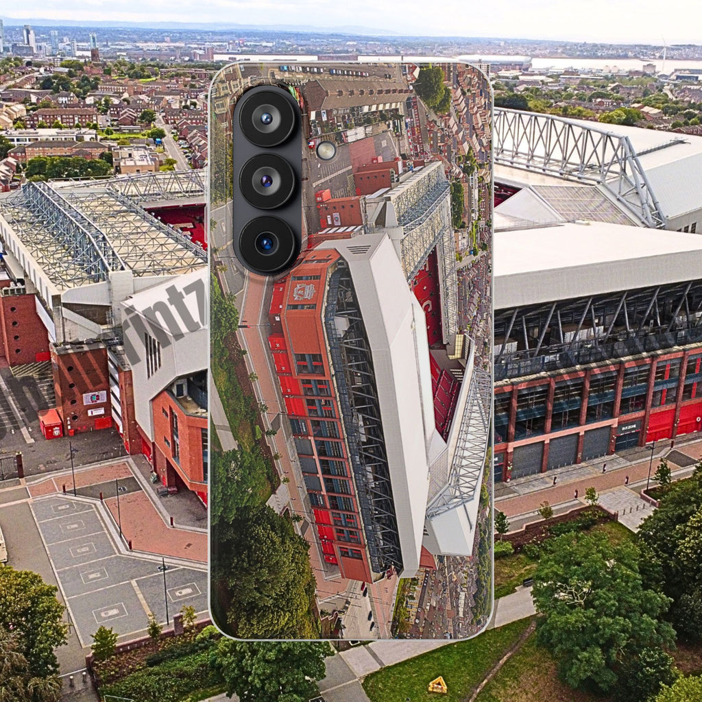 Liverpool Anfield Aerial Flexi Phone Case — Anfield Stadium Photo iPhone Cover