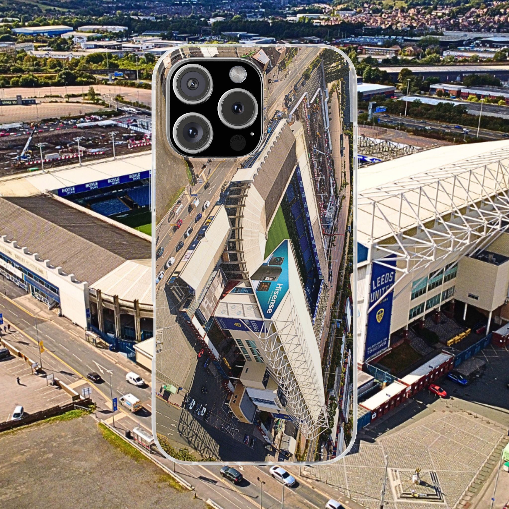 Leeds United — Elland Road Stadium — Flexi Phone Case — Yorkshire