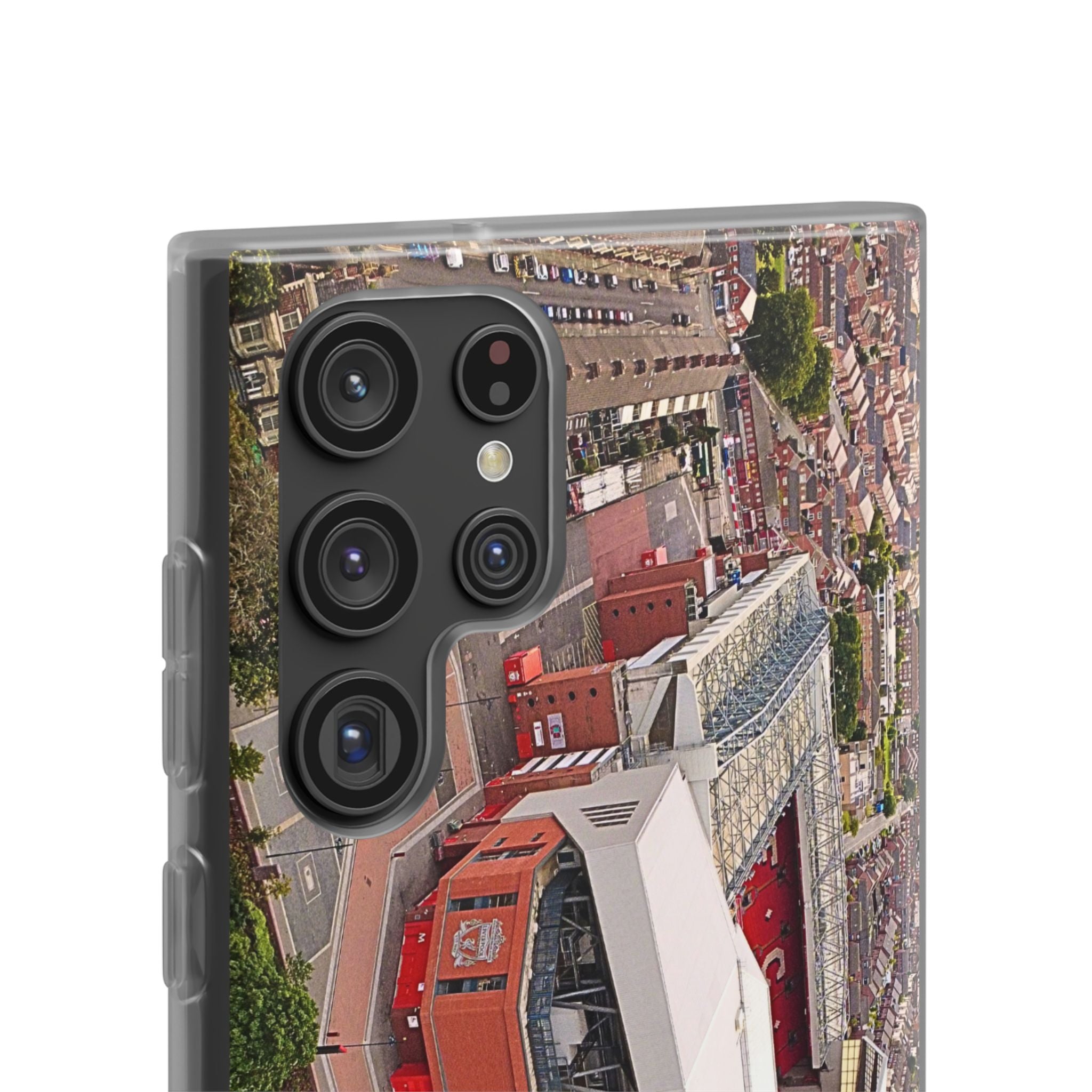 Liverpool Anfield Aerial Flexi Phone Case — Anfield Stadium Photo iPhone Cover
