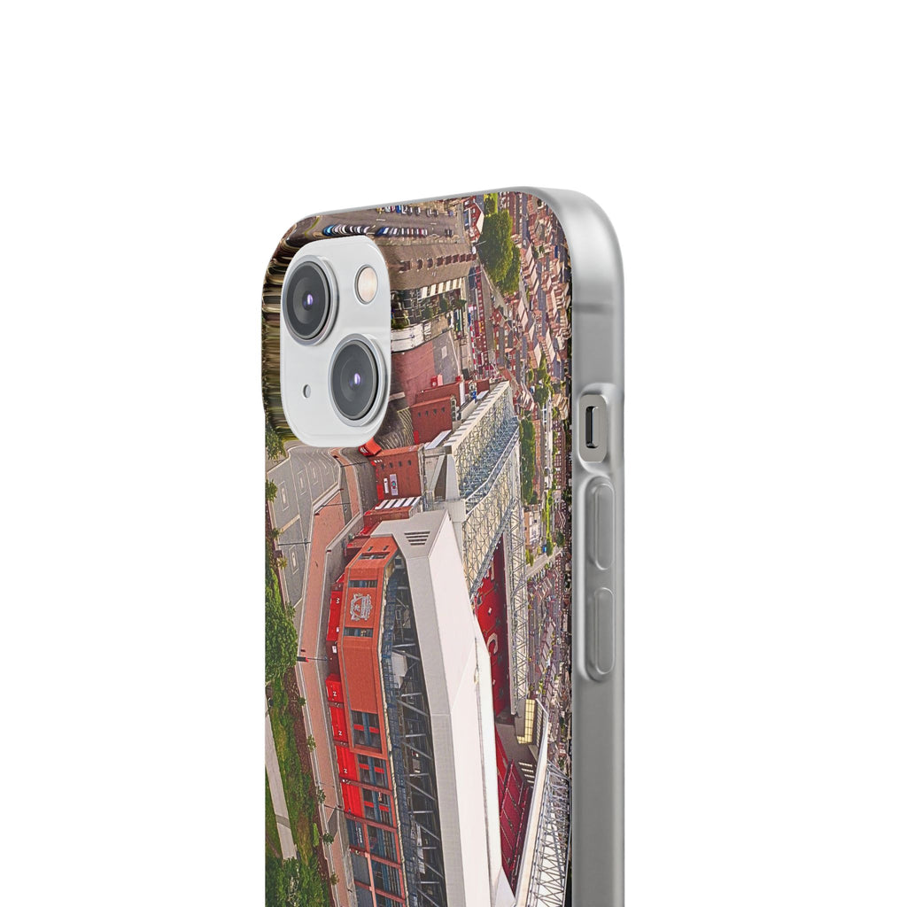 Liverpool Anfield Aerial Flexi Phone Case — Anfield Stadium Photo iPhone Cover