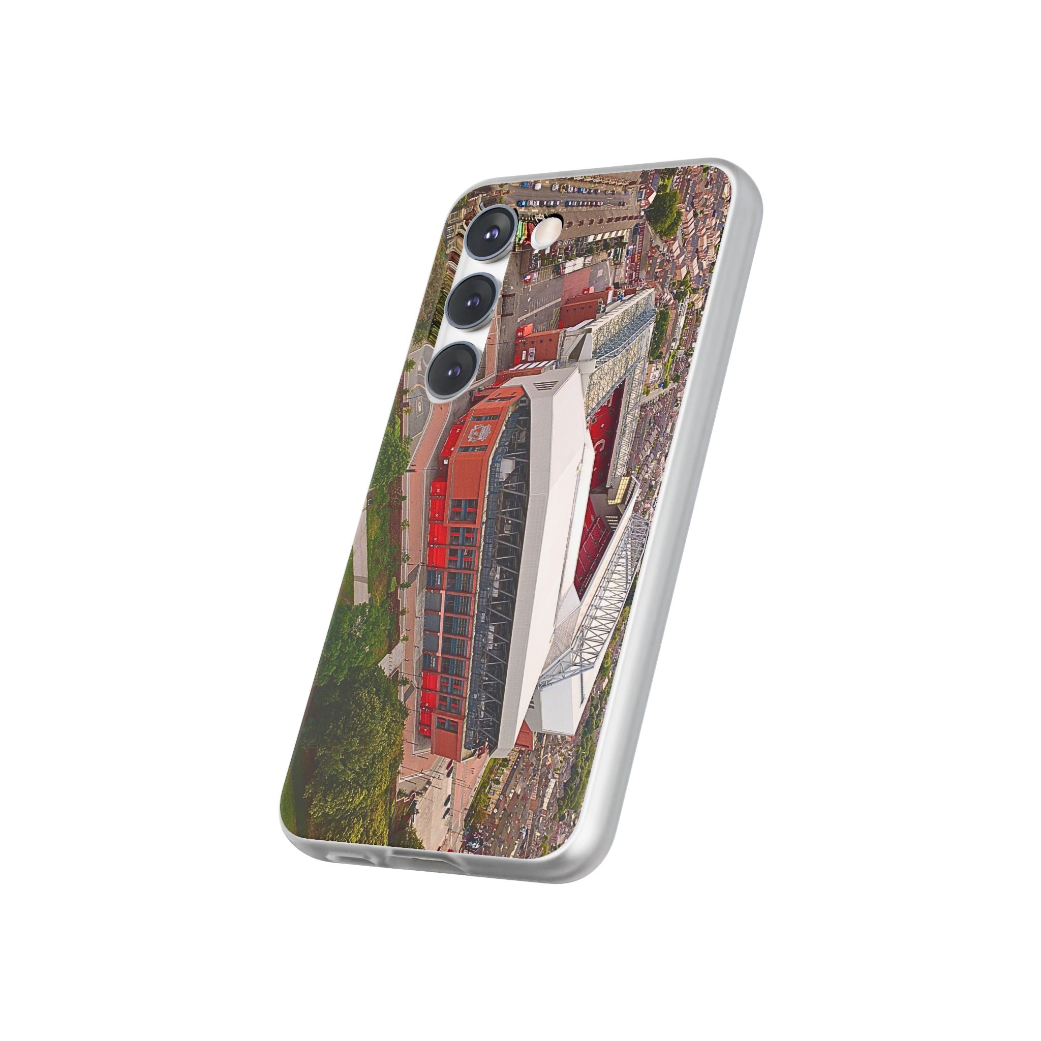 Liverpool Anfield Aerial Flexi Phone Case — Anfield Stadium Photo iPhone Cover