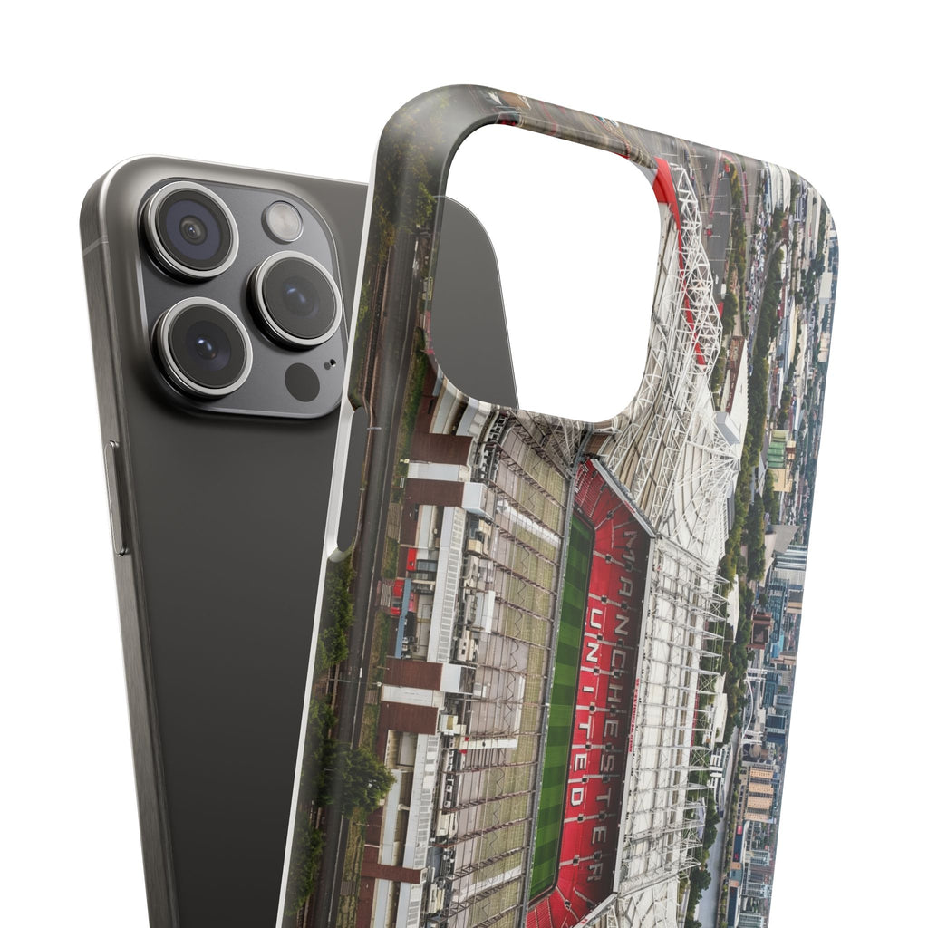Old Trafford Aerial Side View — Manchester United — Premium Phone Case