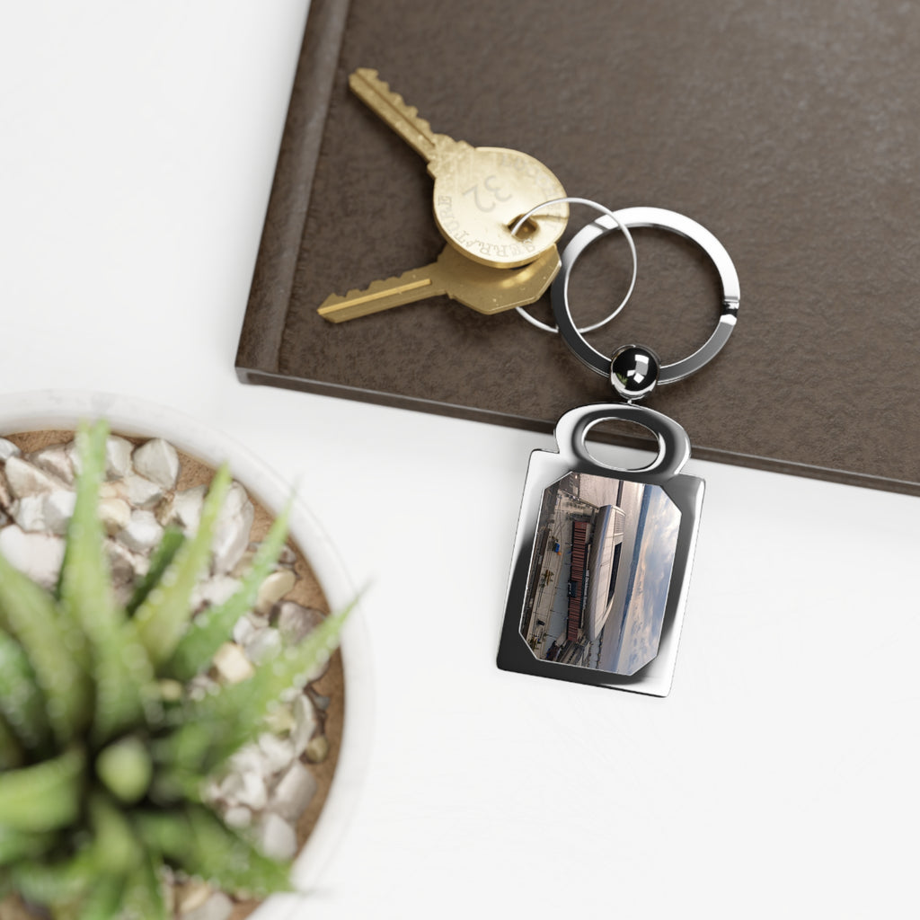 Everton FC — Hill Dickinson Stadium Photo Keyring — Bramley-Moore Dock