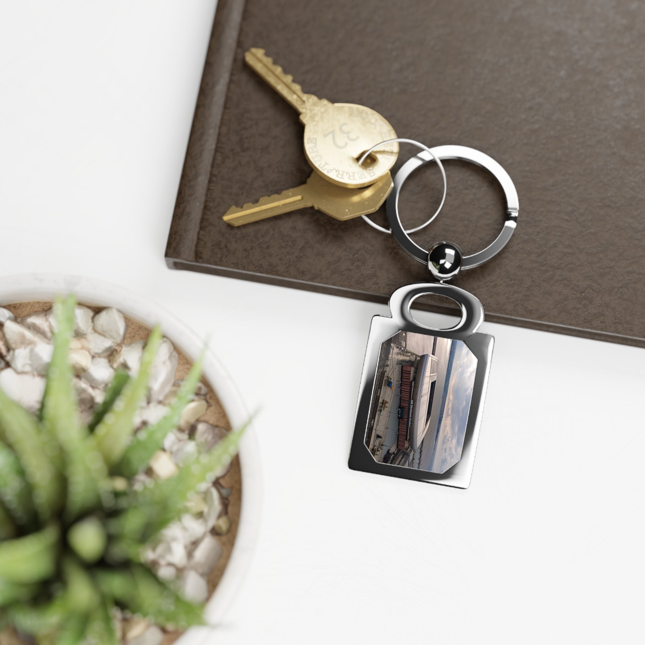 Everton FC — Hill Dickinson Stadium Photo Keyring — Bramley-Moore Dock
