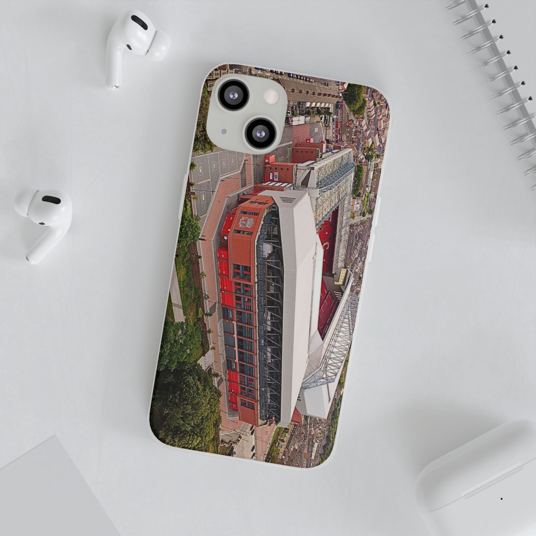 Liverpool Anfield Aerial Flexi Phone Case — Anfield Stadium Photo iPhone Cover