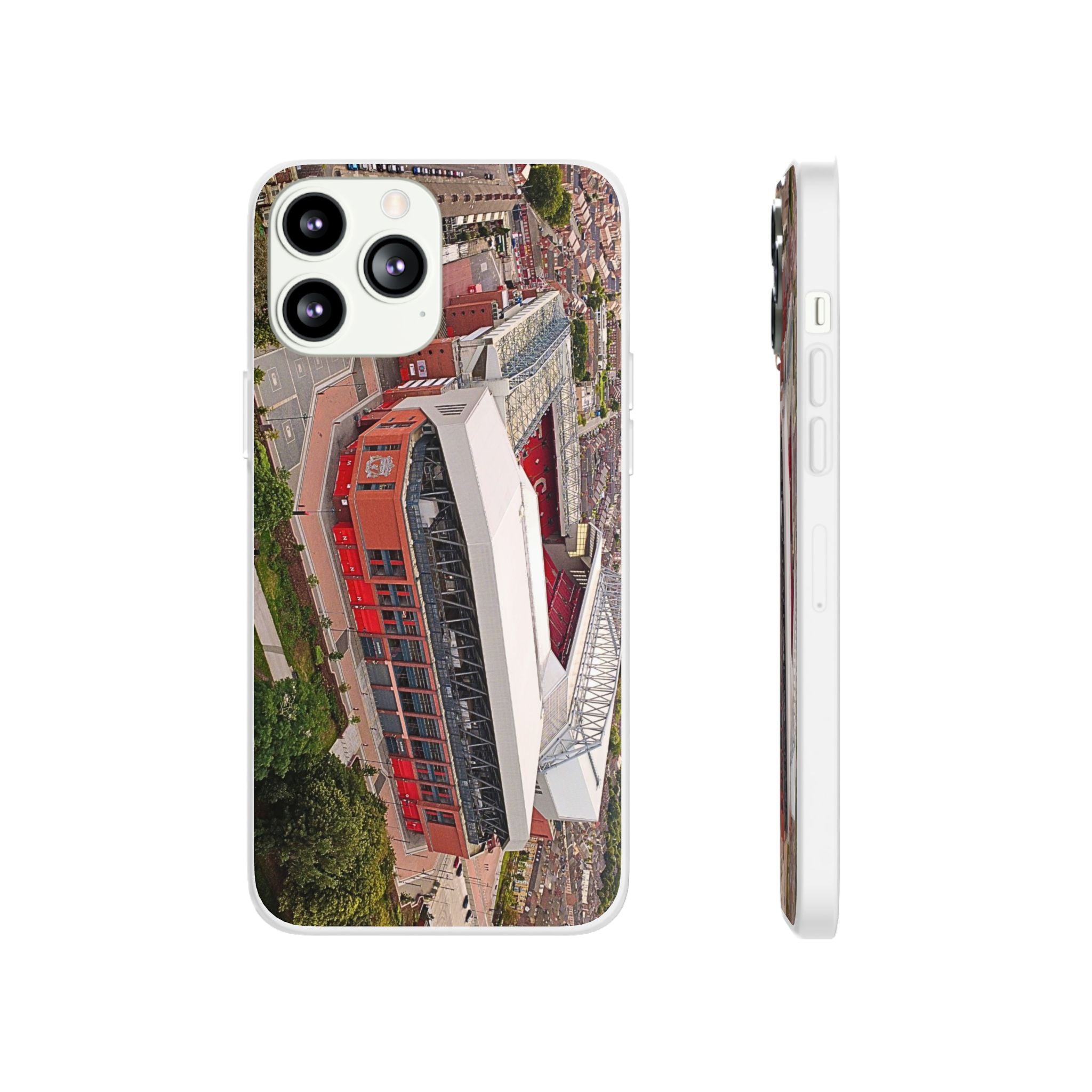 Liverpool Anfield Aerial Flexi Phone Case — Anfield Stadium Photo iPhone Cover