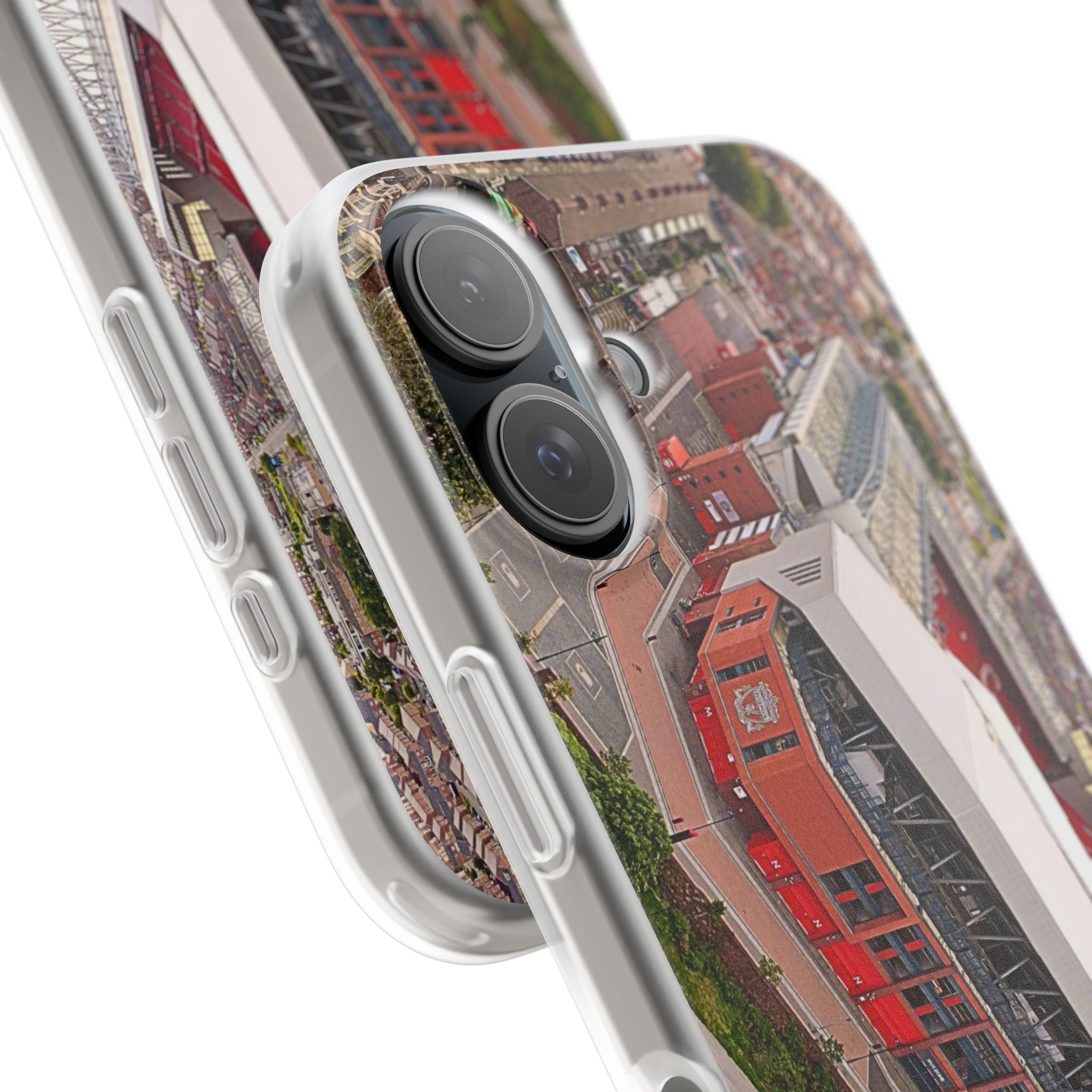 Liverpool Anfield Aerial Flexi Phone Case — Anfield Stadium Photo iPhone Cover