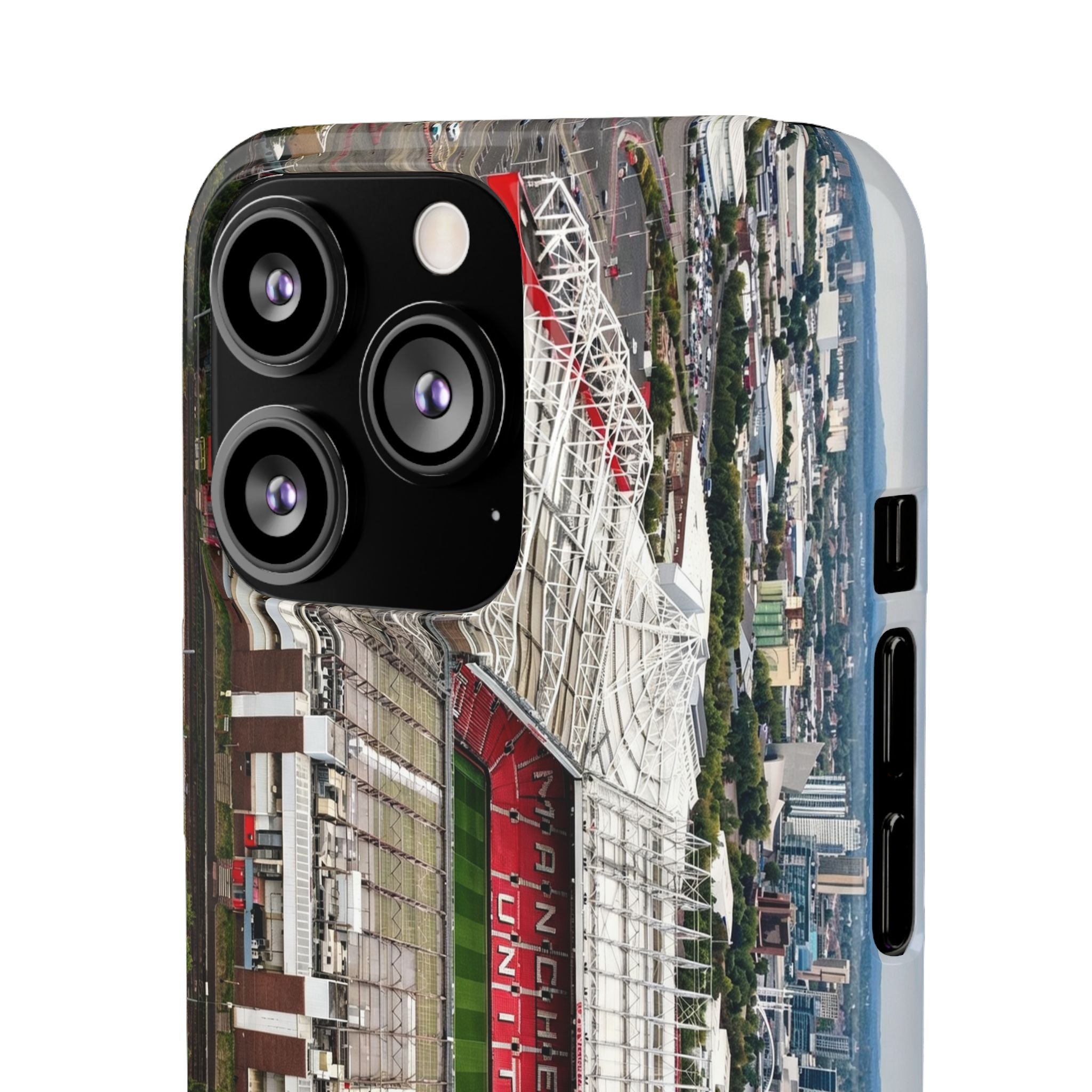 Old Trafford Aerial Side View — Manchester United — Premium Phone Case