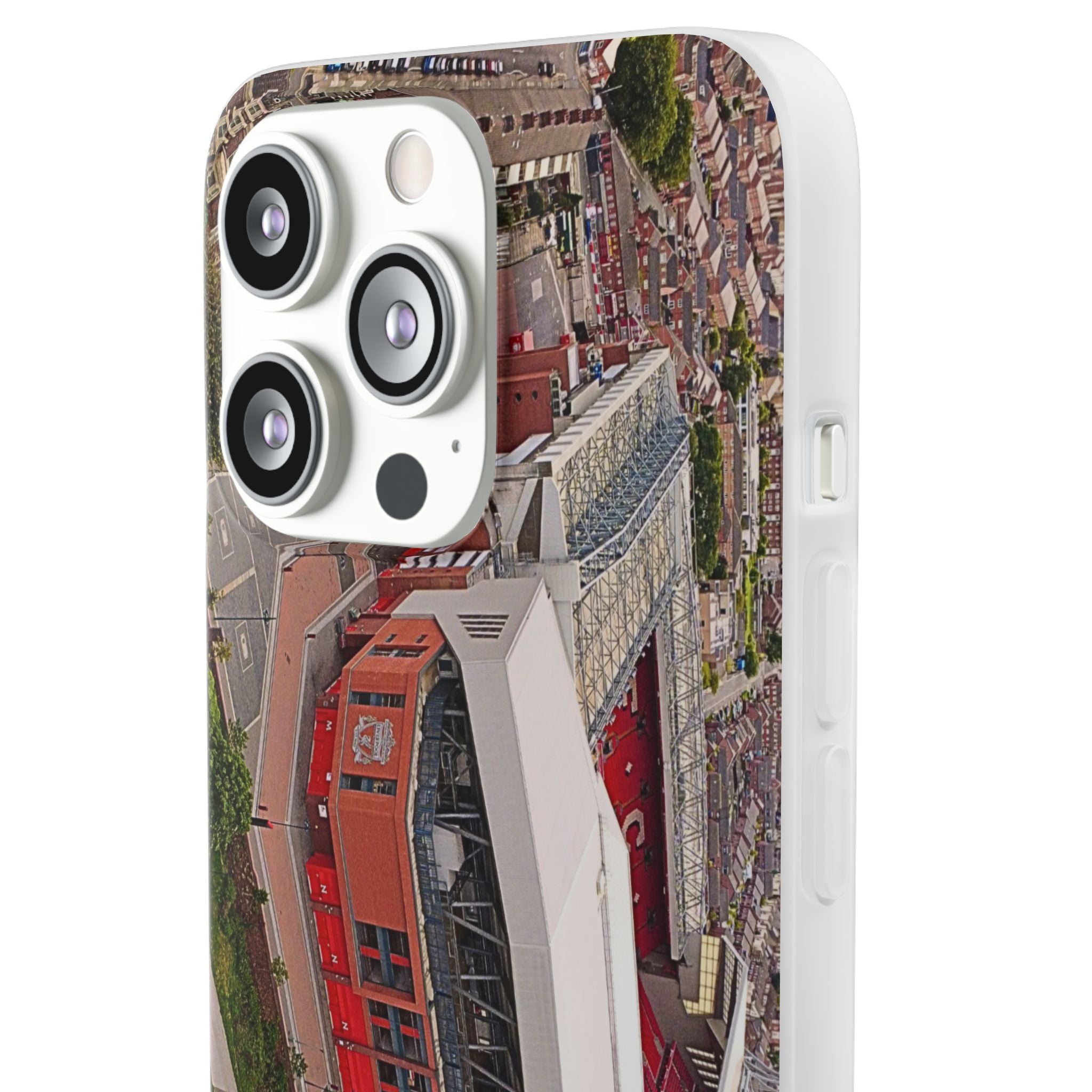 Liverpool Anfield Aerial Flexi Phone Case — Anfield Stadium Photo iPhone Cover