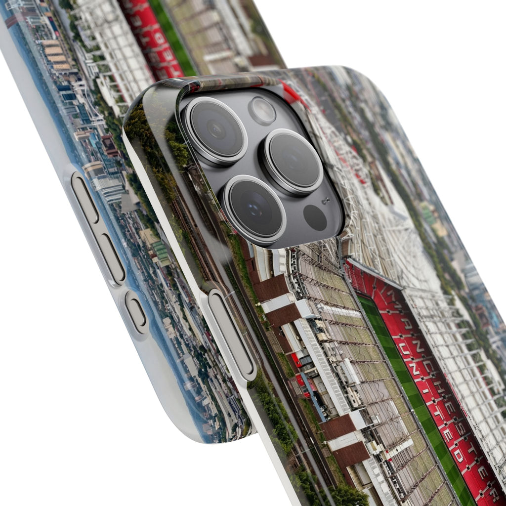 Old Trafford Aerial Side View — Manchester United — Premium Phone Case
